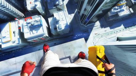 Mirrors edge cities faith fps game wallpaper