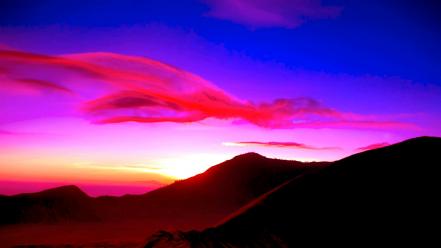 Pink sunset pictures wallpaper