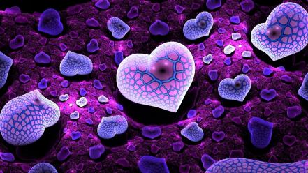 Purple love wallpaper