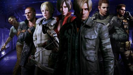 Resident evil 6 cast wallpaper