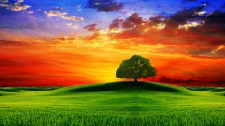 Sunset nature pictures wallpaper