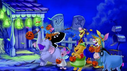 Winnie the pooh halloween wallpaper
