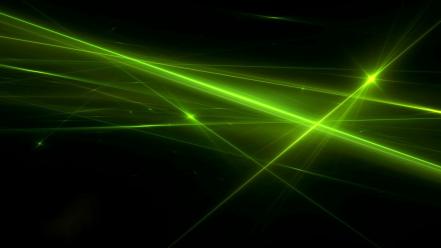 Abstract green light wallpaper