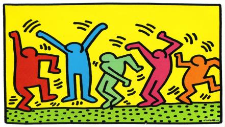 Album covers artwork graffiti art keith haring paintings wallpaper