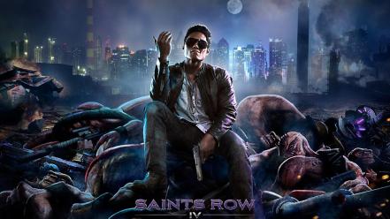 Aliens gat johny saints row 4 video games wallpaper