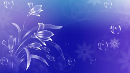 Blue animated background wallpaper