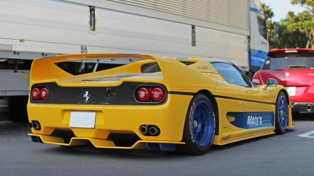Cars day drift tuning yellow wallpaper