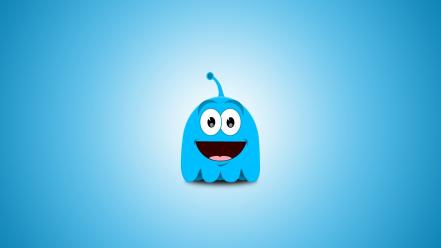 Cute blue background wallpaper