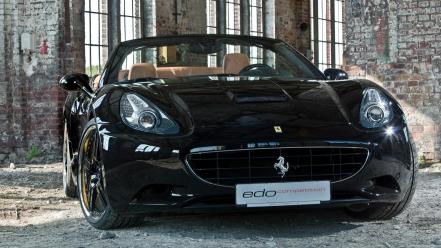Edo competition ferrari california black cars static wallpaper