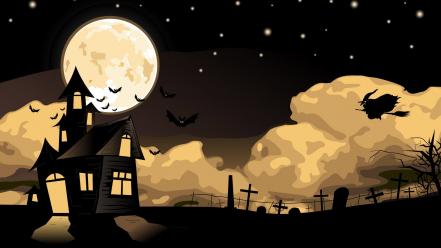 Halloween cartoon wallpaper