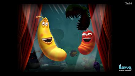 Larva cartoon wallpaper