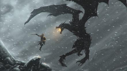 Skyrim game wallpaper