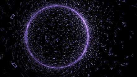 3d cgi abstract circles digital art wallpaper