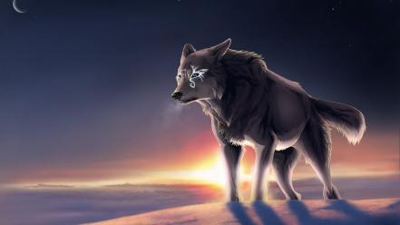 Animals artistic artwork dawn digital art wallpaper