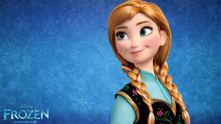 Anna in frozen movie wallpaper