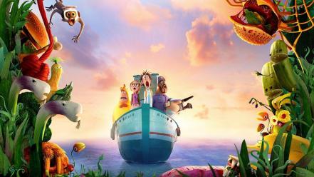Cloudy with a chance of meatballs movies wallpaper