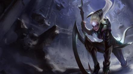 Diana league of legends artwork wallpaper