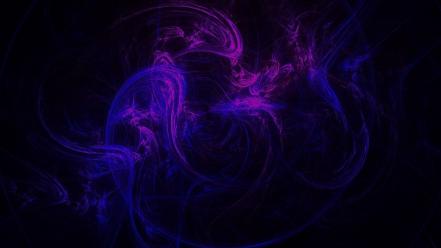 Purple dark smoke wallpaper