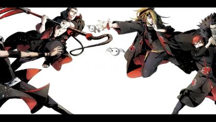 Akatsuki deidara hidan kakuzu naruto: shippuden wallpaper