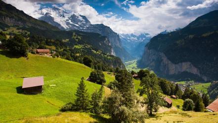 Alps letra switzerland blue cities wallpaper