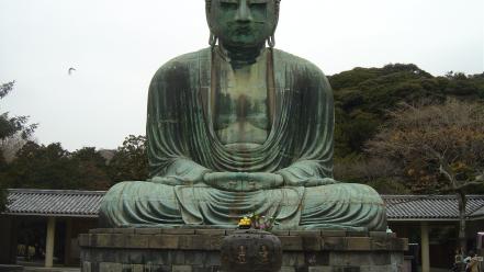 Buddha archetecture countries culture indoors wallpaper