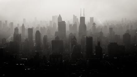 Evan spiler shanghai around the world smog wallpaper