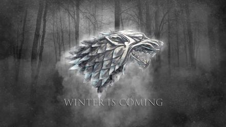 Game of thrones house stark winter is coming wallpaper
