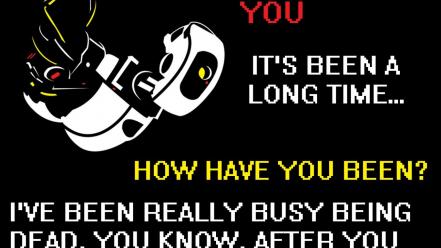 Glados portal 2 spoiler wallpaper