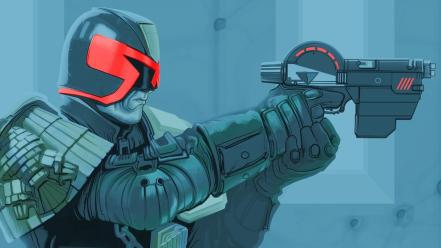 Judge dredd comics wallpaper