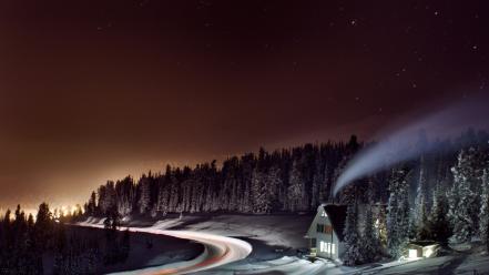 National geographic russia forests houses landscapes wallpaper