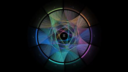 Pi colors data mathematics wallpaper