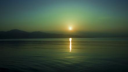 Sun landscapes nature sunset wallpaper