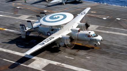 2005 awacs e-2c hawkeye us navy aircraft wallpaper