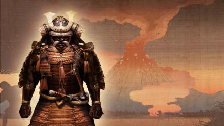 Asia shogun 2 artwork male samurai wallpaper