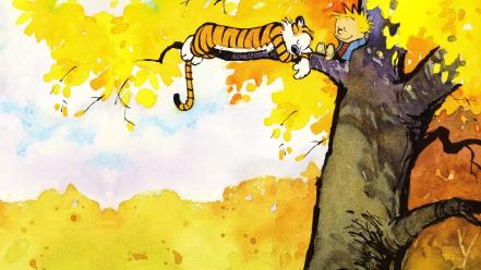 Bill watterson calvin and hobbes wallpaper