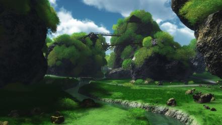 Cgi landscapes nature renders wallpaper