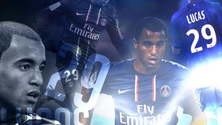 Lucas moura paris saint-germain f.c. artwork wallpaper