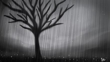 Artwork black and white digital art drawings forgotten wallpaper