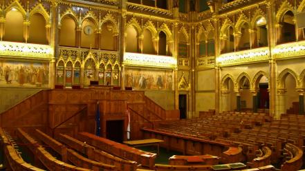 Budapest hungary architecture gold interior wallpaper