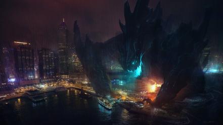 China hong kong kaiju pacific rim cities wallpaper