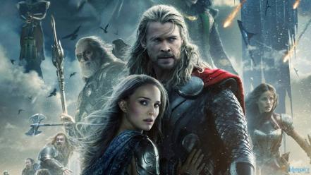 Chris hemsworth jaimie alexander natalie portman odin wallpaper