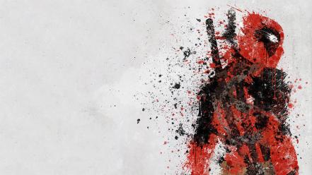Deadpool wade wilson comics simple background swords weaponry wallpaper