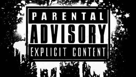 Explicit content parental advisory wallpaper