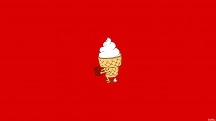 Gross threadless food funny ice cream wallpaper