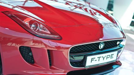Jaguar f-type cars red wallpaper