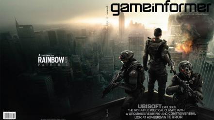 Rainbow six : patriots tom clancy covers wallpaper