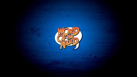 Word of the nerd logo designed logos website wallpaper