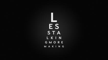Artwork thought eye test wallpaper