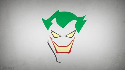 Comics the joker villians grey background blo0p wallpaper
