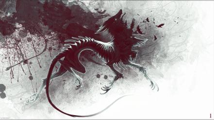 Dark surreal digital art drawings wallpaper